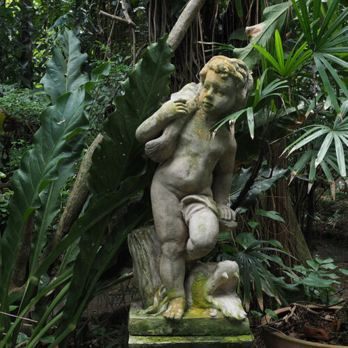 Adorn your garden with arbors and statues