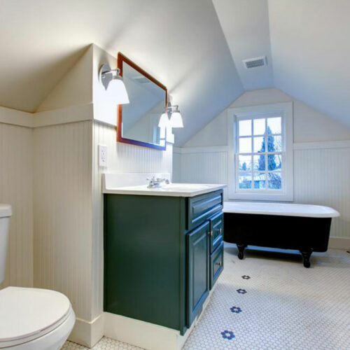 How to design a small bathroom?